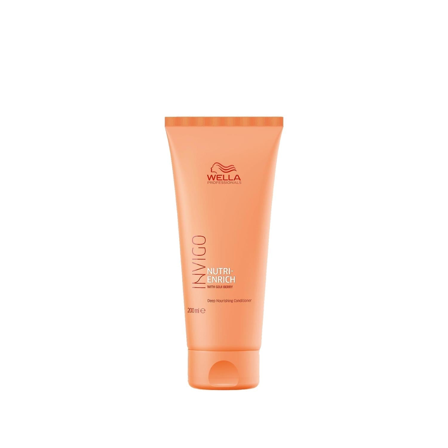 Wella Invigo Nutri-Enrich Deep Nourishing Hair Cream 200ml - Professional Moisturizing Treatment for Dry & Damaged Hair