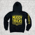 Luckless Outfitters Muddy Trucks Zero Fucks Hoodie — back view