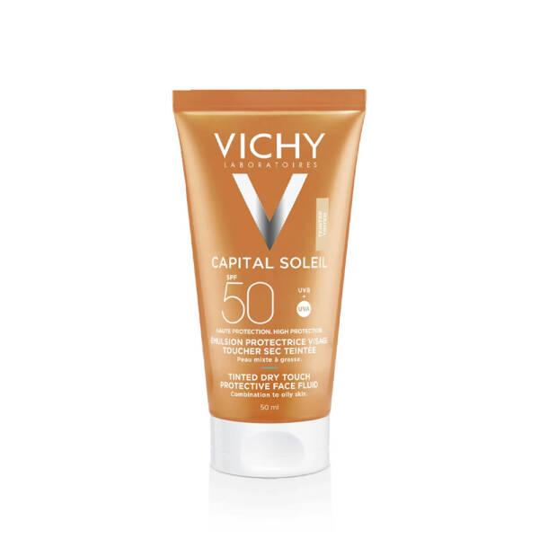 Vichy Vichy Capital Ideal Soleil BB Tinted Emulsion SPF50 Sunscreen - Waterproof, Hypoallergenic 50ml