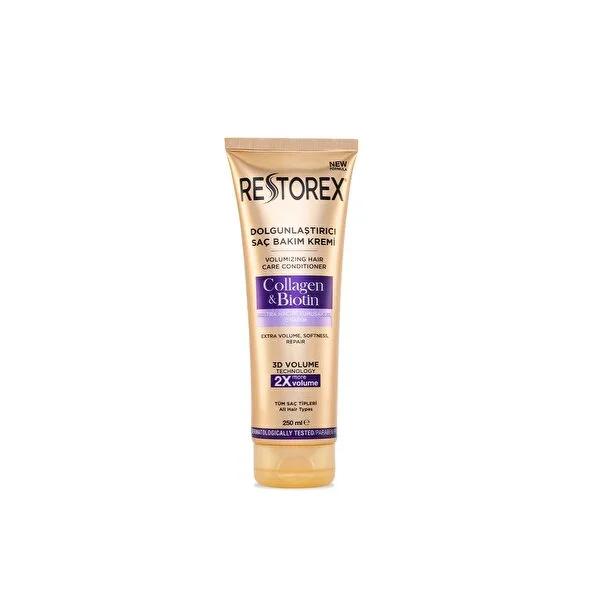Restorex Collagen & Biotin Hair Care Cream - Nourishing, Volumizing, and Repairing for All Hair Types - 8.45 fl oz