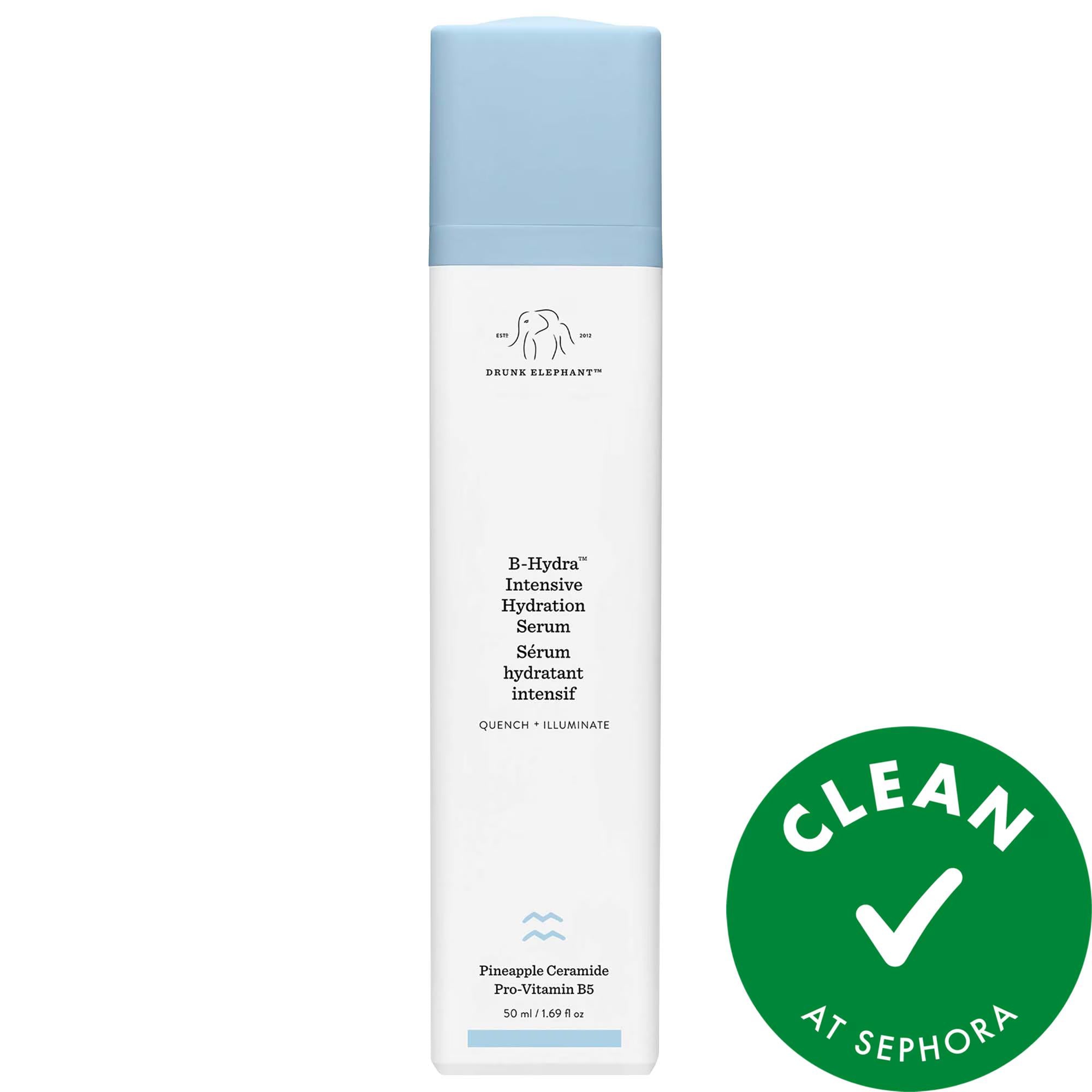 Drunk Elephant B-Hydra: Intensive Hydrating Facial Serum -  Hyaluronic Acid for Dry Skin, Fine Lines & Radiant Complexion | Vegan & Cruelty-Free
