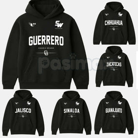 MX STREETWEAR STATE Hoodie – Custom State Pride Pullover, Mexican Culture & Streetwear Graphic Apparel, Unisex