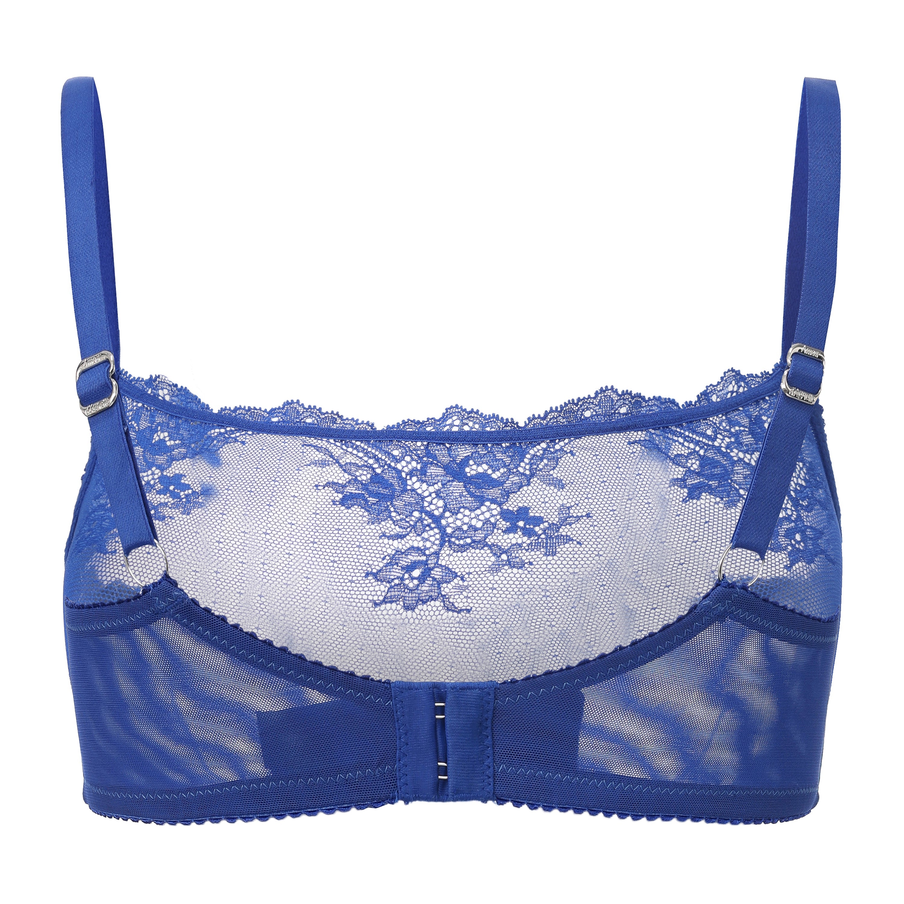 Amour d'Agnette Kim High-Neck Sheer Lace Underwire Bra — detail shot 15