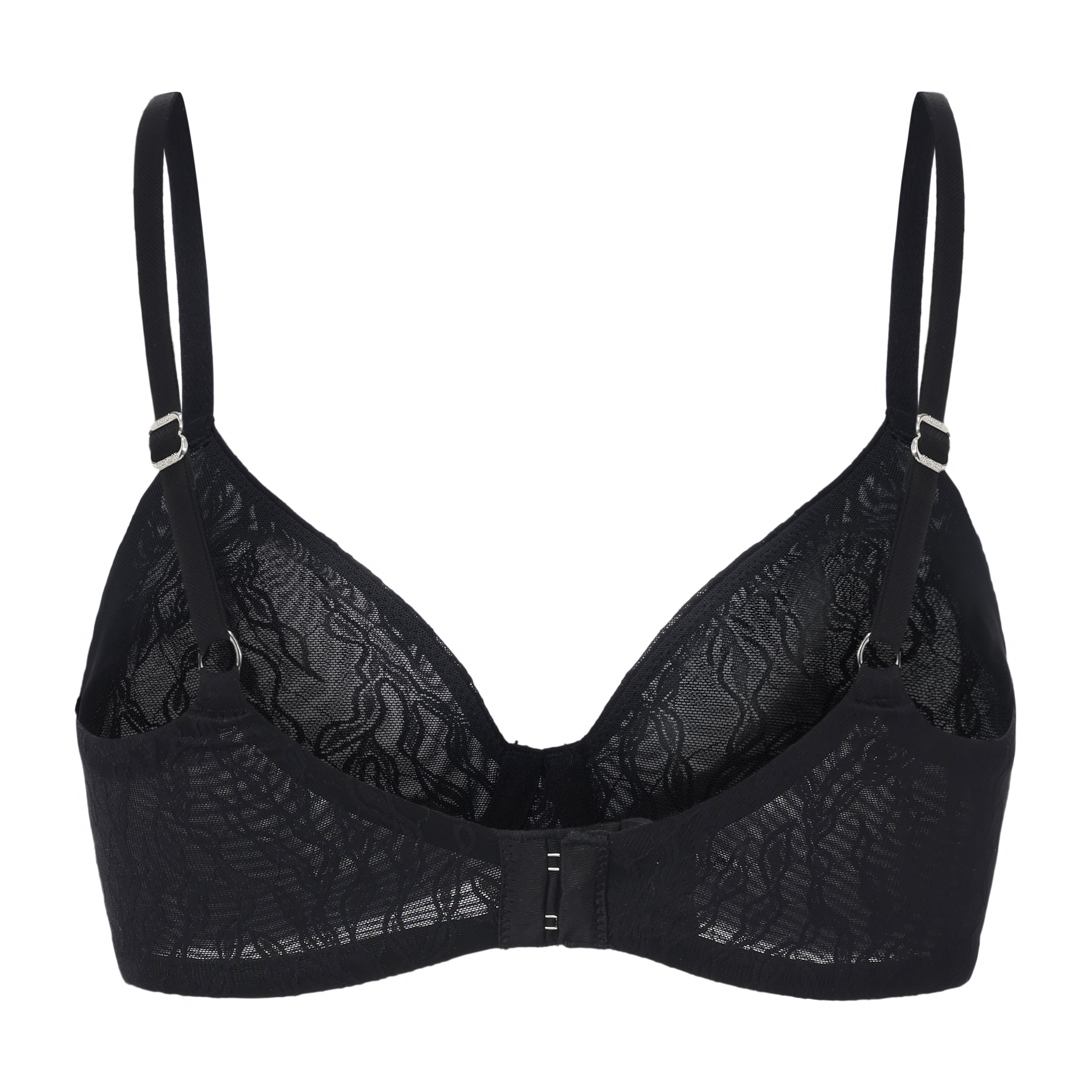 Amour d'Agnette Julie Molded Lace & Mesh T-Shirt Bra — detail shot 12