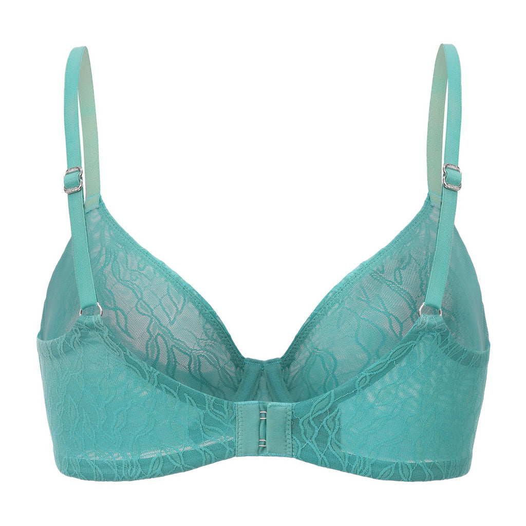 Amour d'Agnette Julie Molded Lace & Mesh T-Shirt Bra — detail shot 14