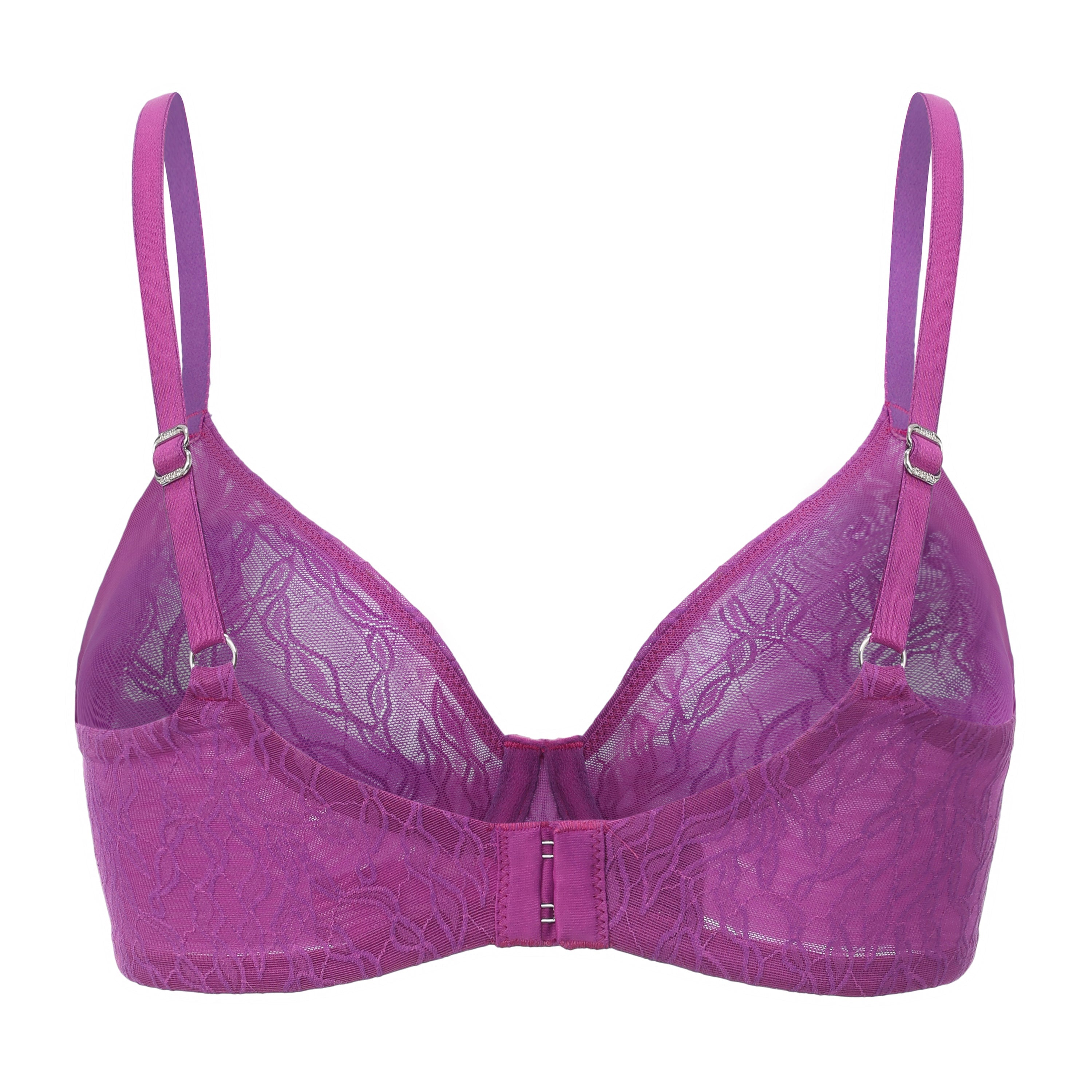 Amour d'Agnette Julie Molded Lace & Mesh T-Shirt Bra — detail shot 13