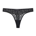 Amour d'Agnette Julie Everyday Lace Thong — cotton gusset interior