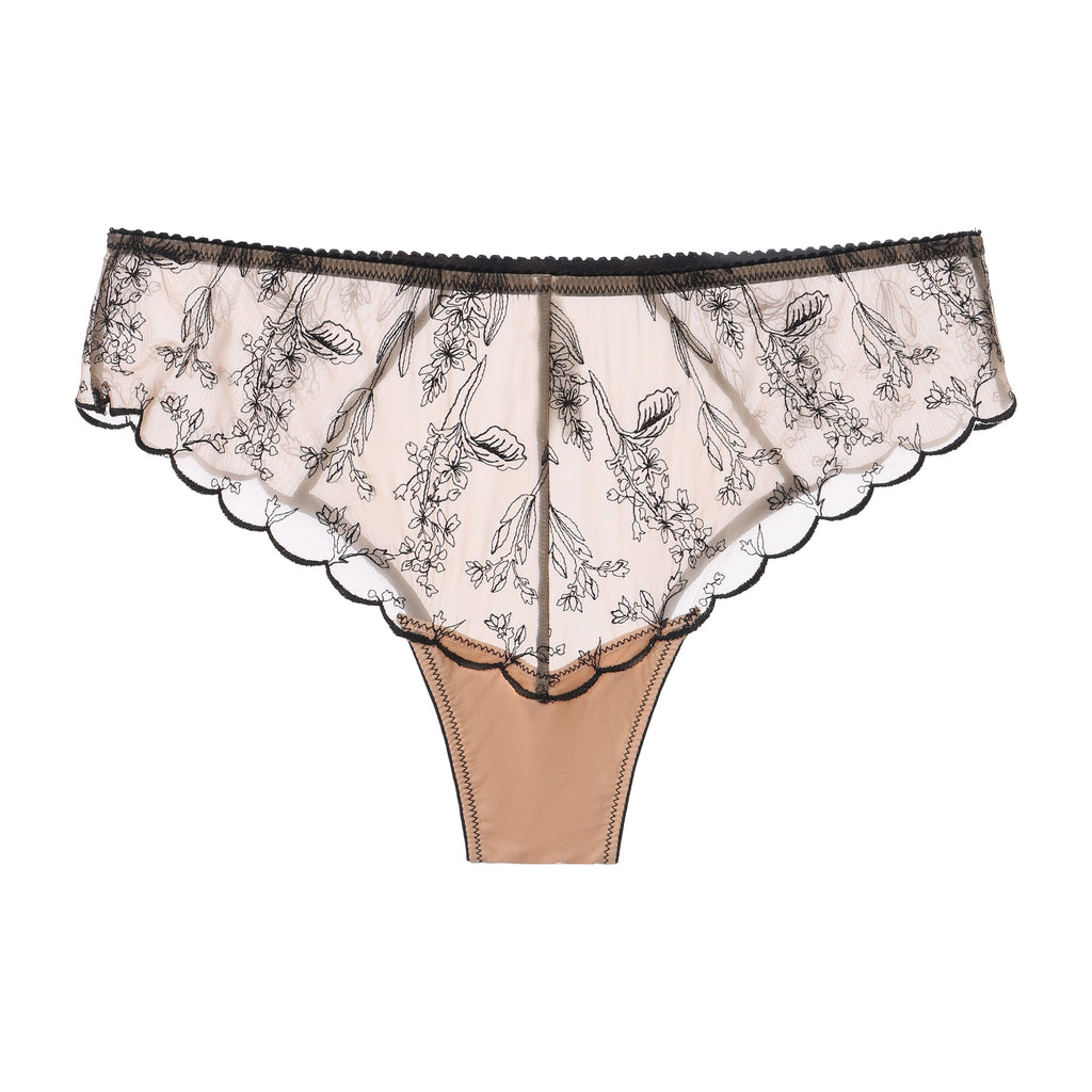 Amour d'Agnette Kim Embroidery Cheeky on Jelly Fabric — embroidery pattern detail