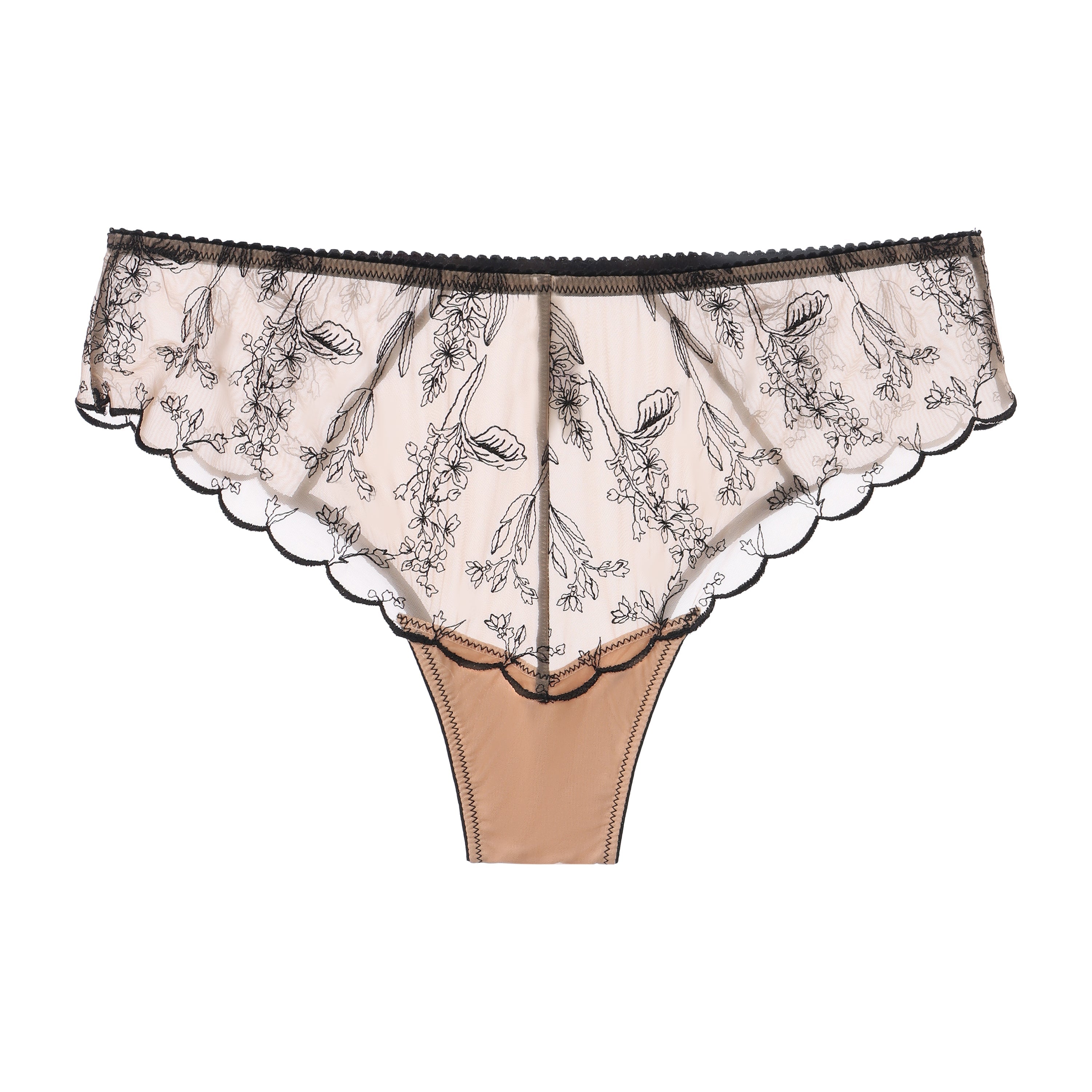 Amour d'Agnette Kim Embroidery Cheeky on Jelly Fabric — embroidery pattern detail