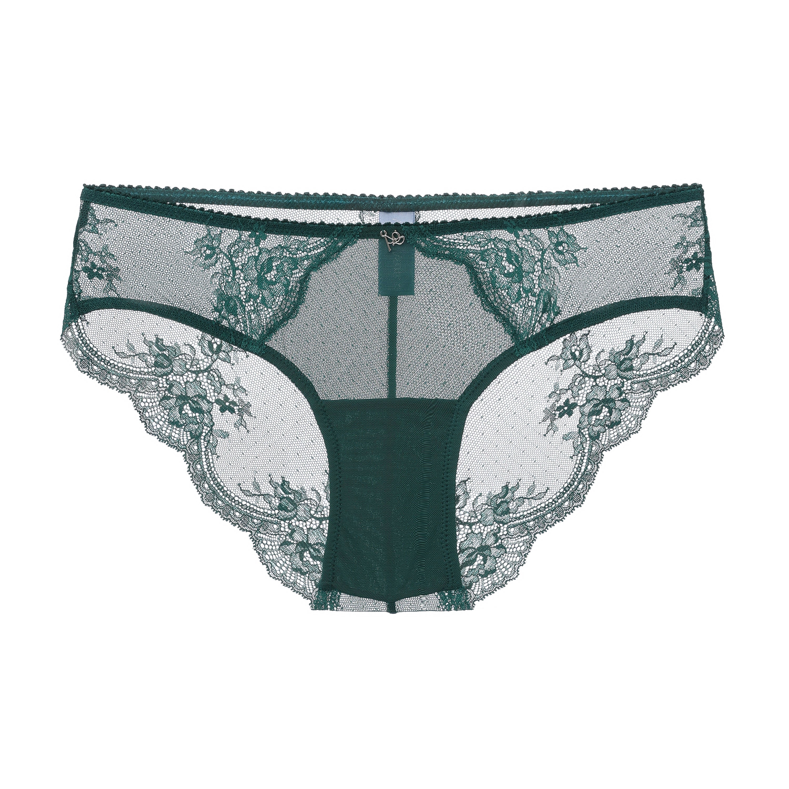 Amour d'Agnette Kim Stretch Lace & Mesh Cheeky — stretch fit demo