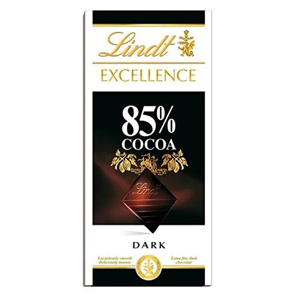Lindt Excellence Dark Chocolate Bar 85% Cocoa - Premium Swiss Chocolate Experience