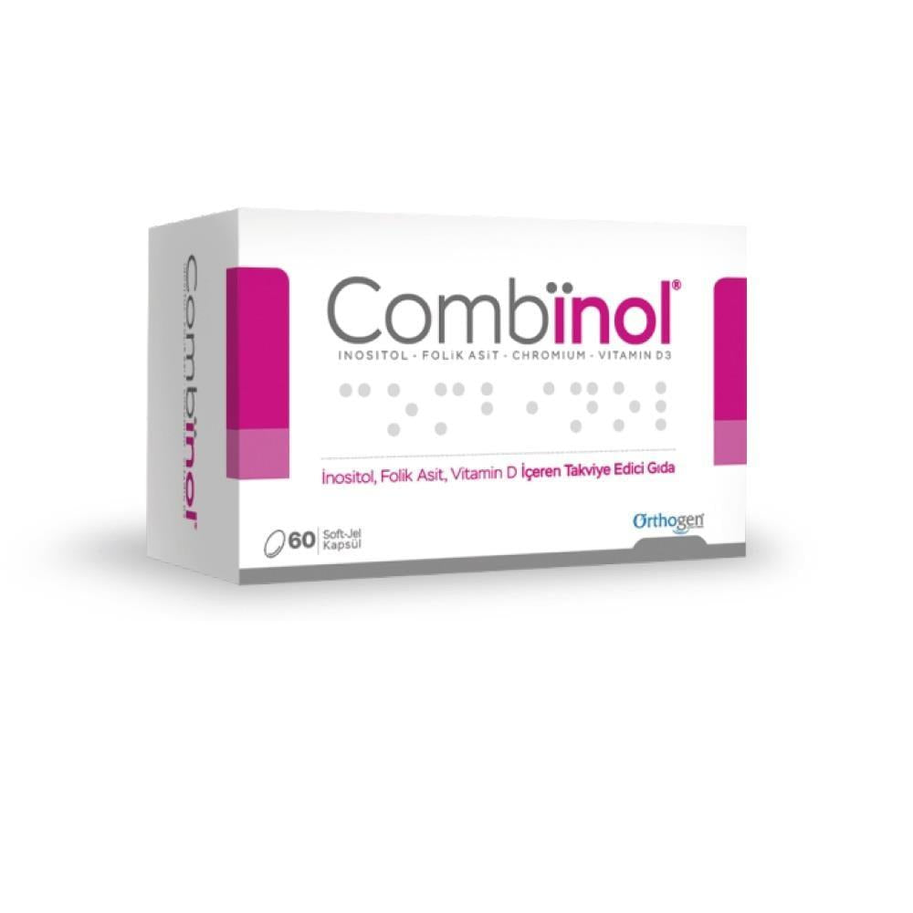 Combinol - Inositol, Chromium Picolinate, Vitamin D3 - 60 Softgels