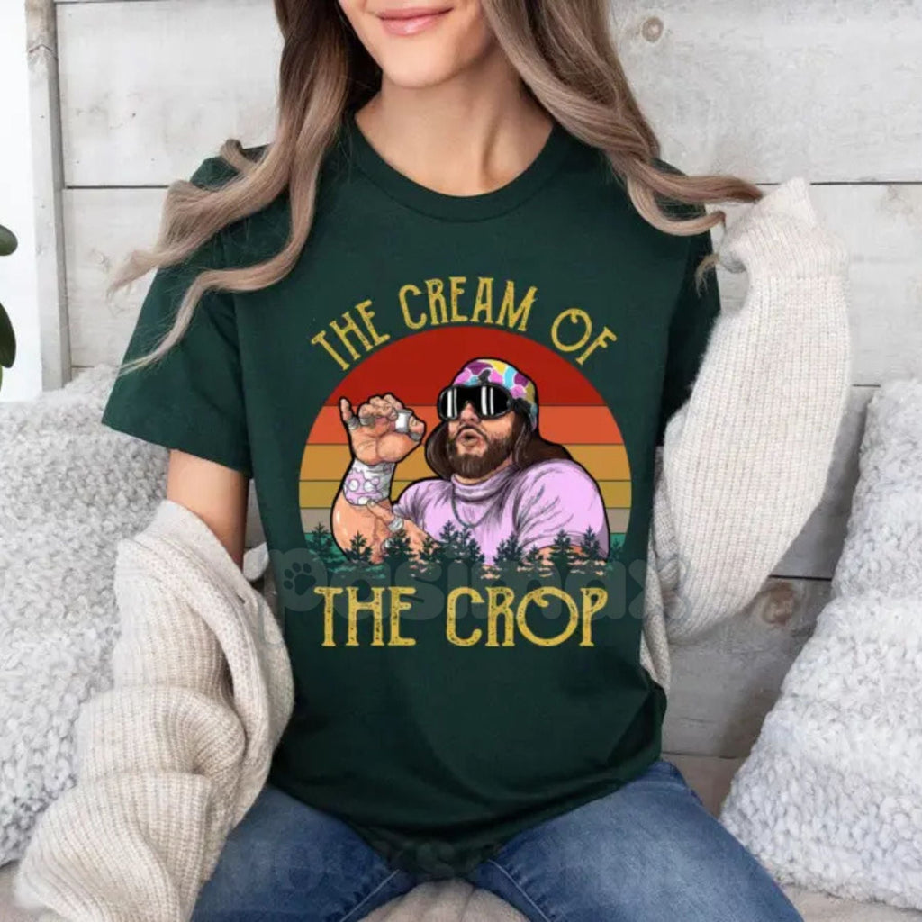 Pasimax "Macho The Cream of The Crop" Retro Graphic Tee — main product shot