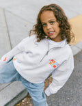 Elevated Faith Made New Kids Half-Zip — main product shot