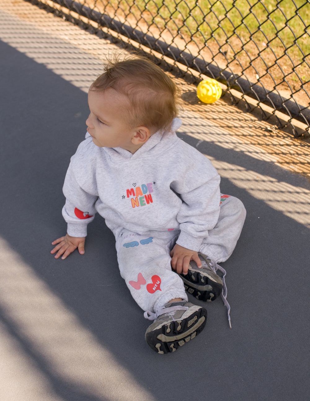 Elevated Faith Made New Kids Hoodie — comparison shot