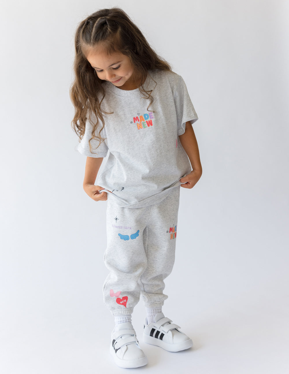 Elevated Faith Made New Kids Tee — alternative angle