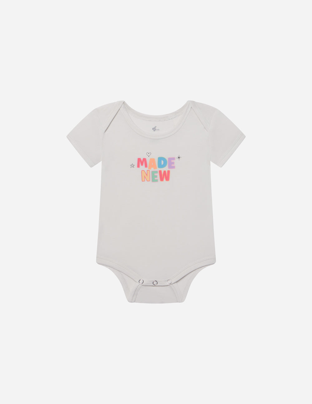 Elevated Faith Made New Onesie — alternative angle