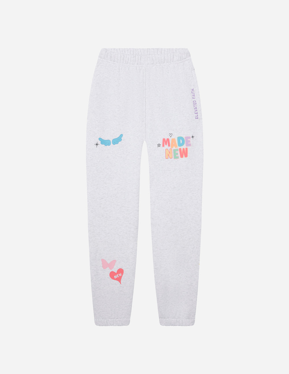 Elevated Faith Made New Unisex Sweatpant — fabric or material detail