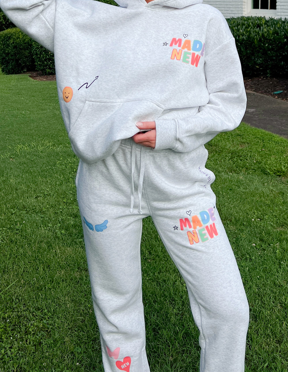Elevated Faith Made New Unisex Sweatpant — comparison shot
