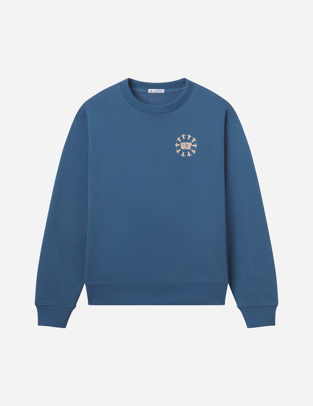 Elevated Faith Made to Worship Unisex Crewneck — fabric or material detail