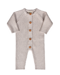 Dear Hayden Jamie Magnetic Romper in Oatmeal — main product shot