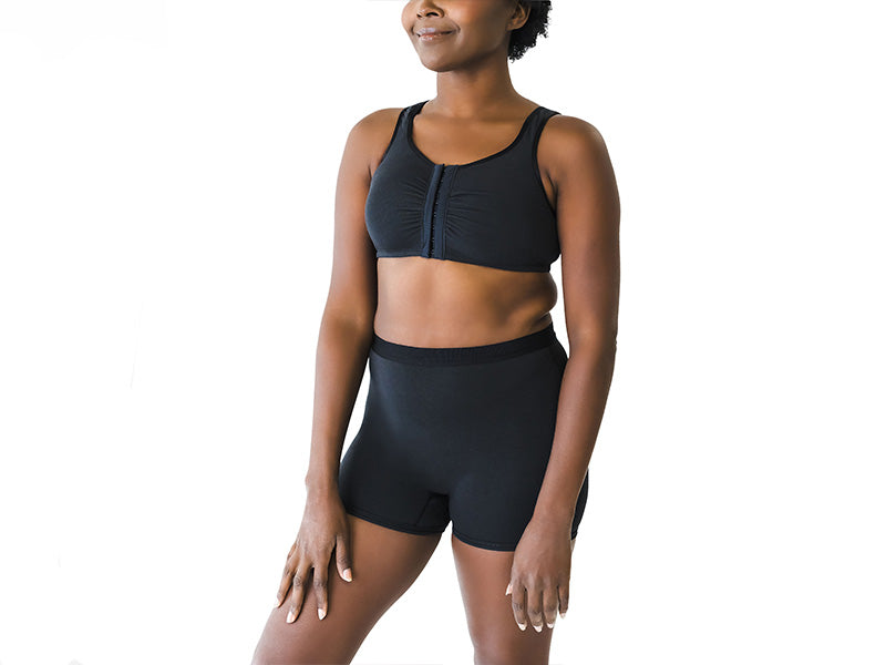 Everviolet Maia Girl Short, Black — side view