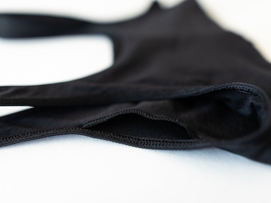 Everviolet Maia Front Close Bra, Black — alternative angle
