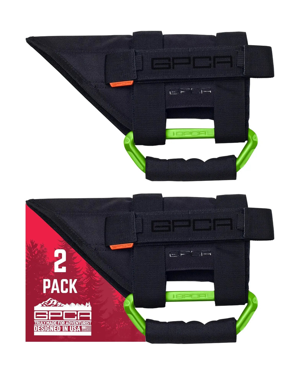 GPCA GP-Grip PRO Foldable Color Handles — Jeep Wrangler (2007–2023) — detail close-up