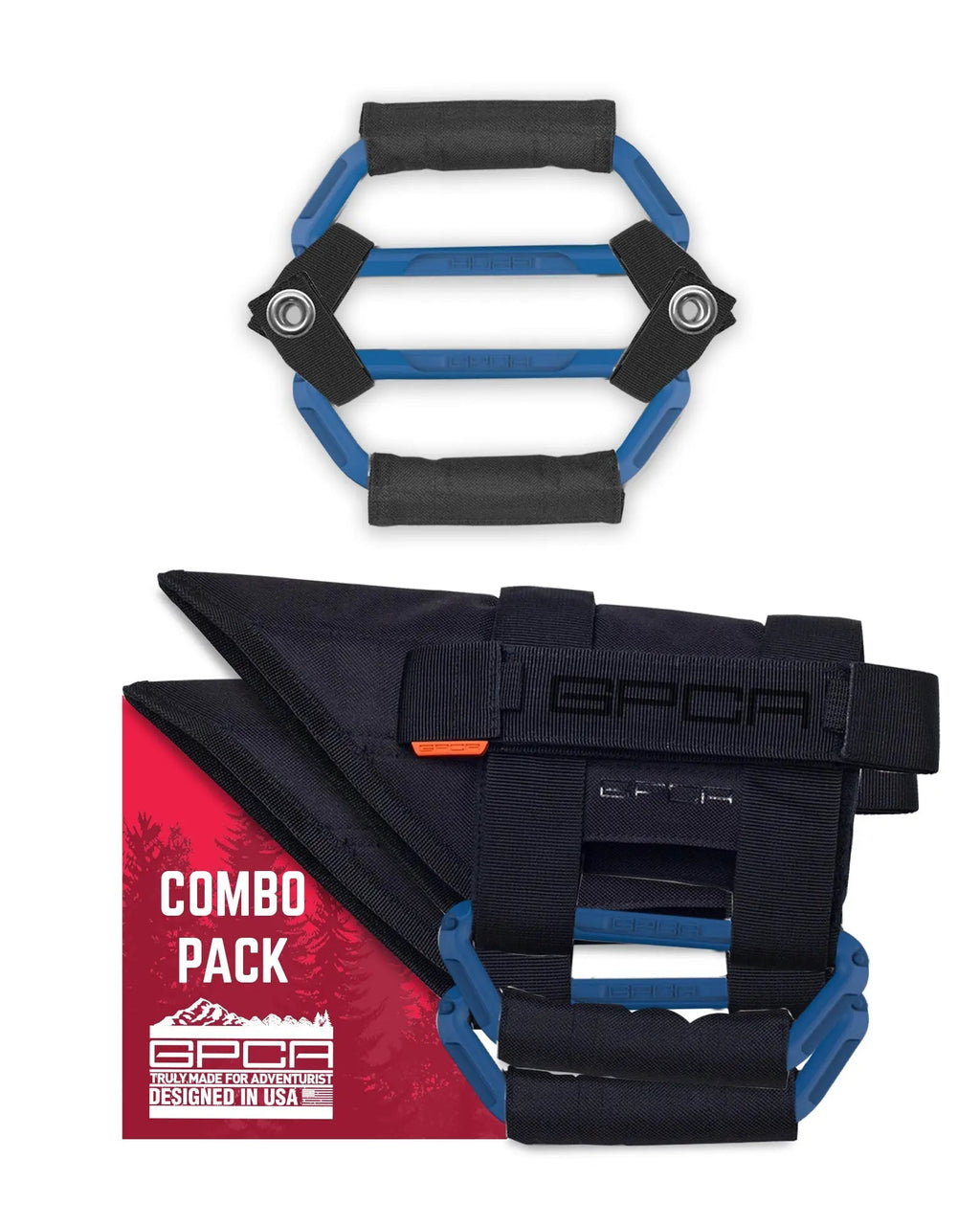 GPCA GP-Grip PRO Foldable Color Handles — Jeep Wrangler (2007–2023) — side view