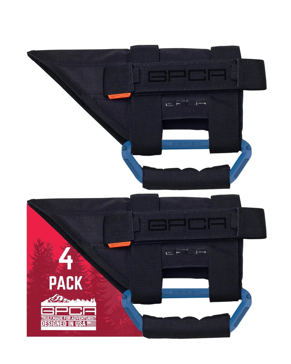 GPCA GP-Grip PRO Foldable Color Handles — Jeep Wrangler (2007–2023) — alternative angle