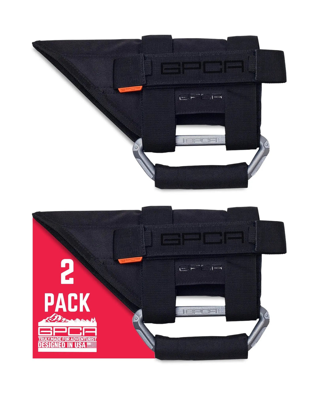 GPCA GP-Grip PRO Foldable Color Handles — Jeep Wrangler (2007–2023) — alternative angle