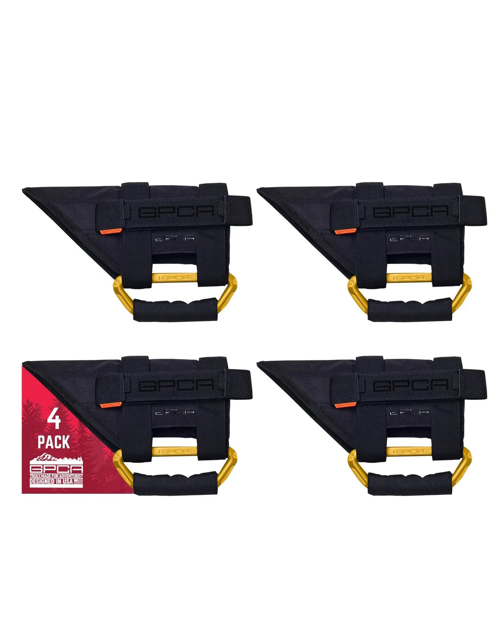 GPCA GP-Grip PRO Foldable Color Handles — Jeep Wrangler (2007–2023) — back view