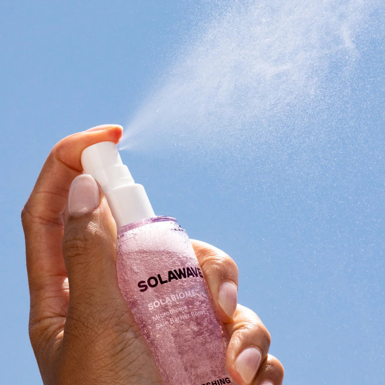 Solawave Pre- & Probiotic Refreshing Jelly Mist — detail close-up