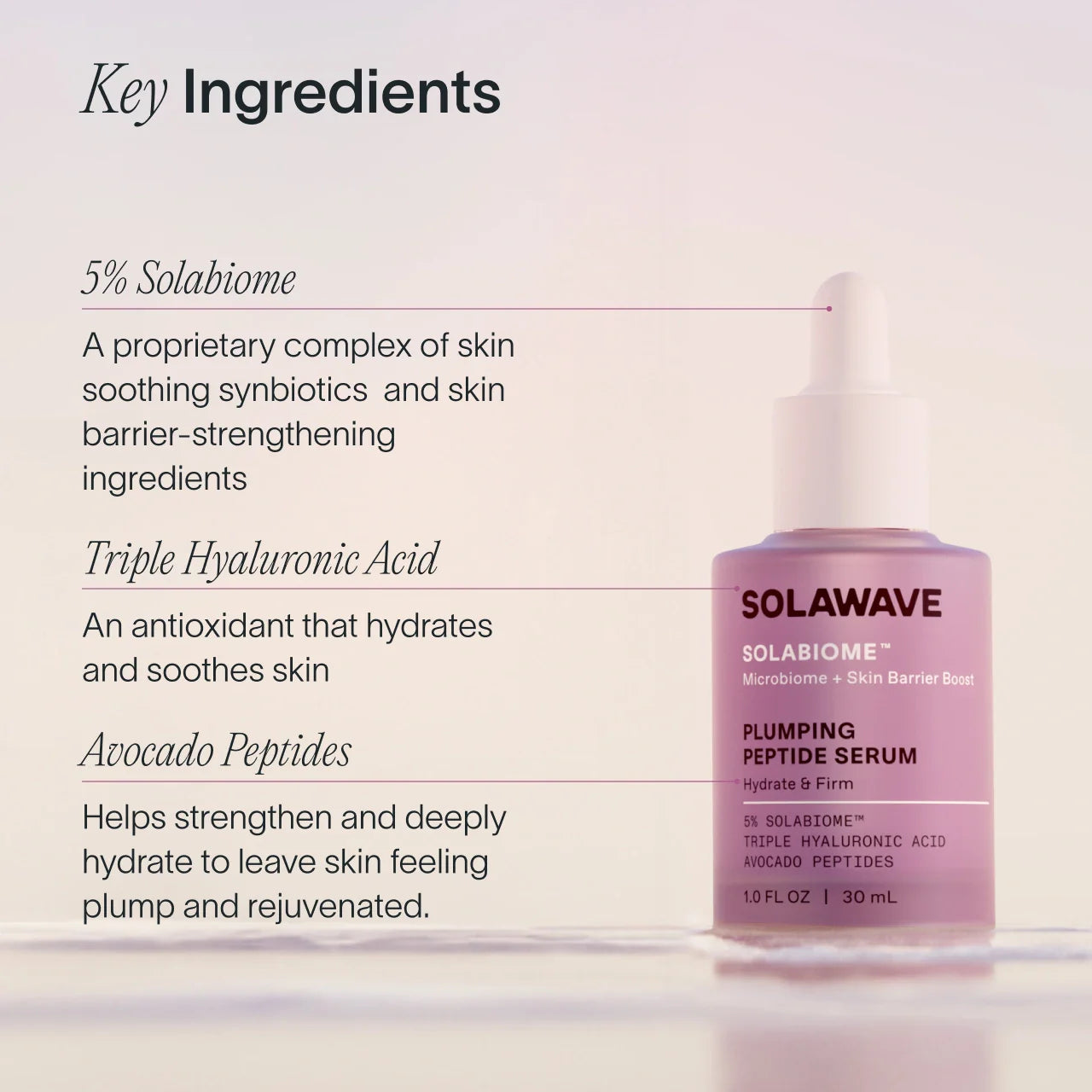 Pre- & Probiotic Plumping Peptide Serum – Solawave, view 4