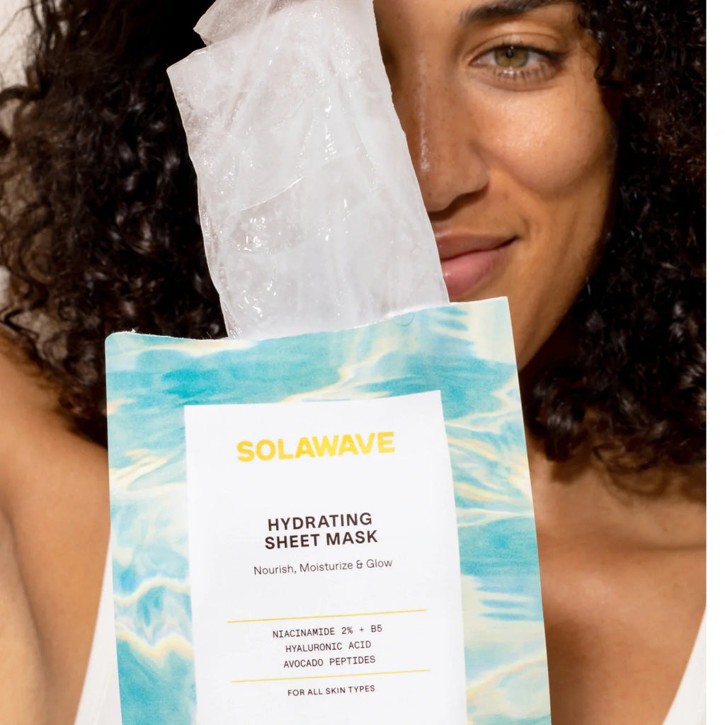 Solawave Hydrating Sheet Mask — side view