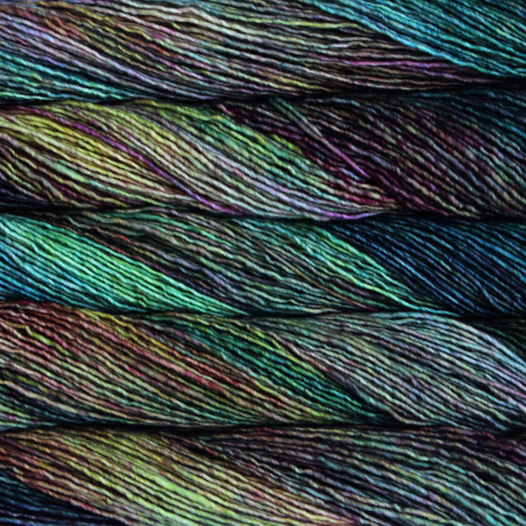Darn Good Yarn Malabrigo Washted Yarn — construction detail
