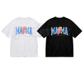 Mama Checkered Lightning Bolt T-Shirt – Retro Rocker Mom Graphic Tee