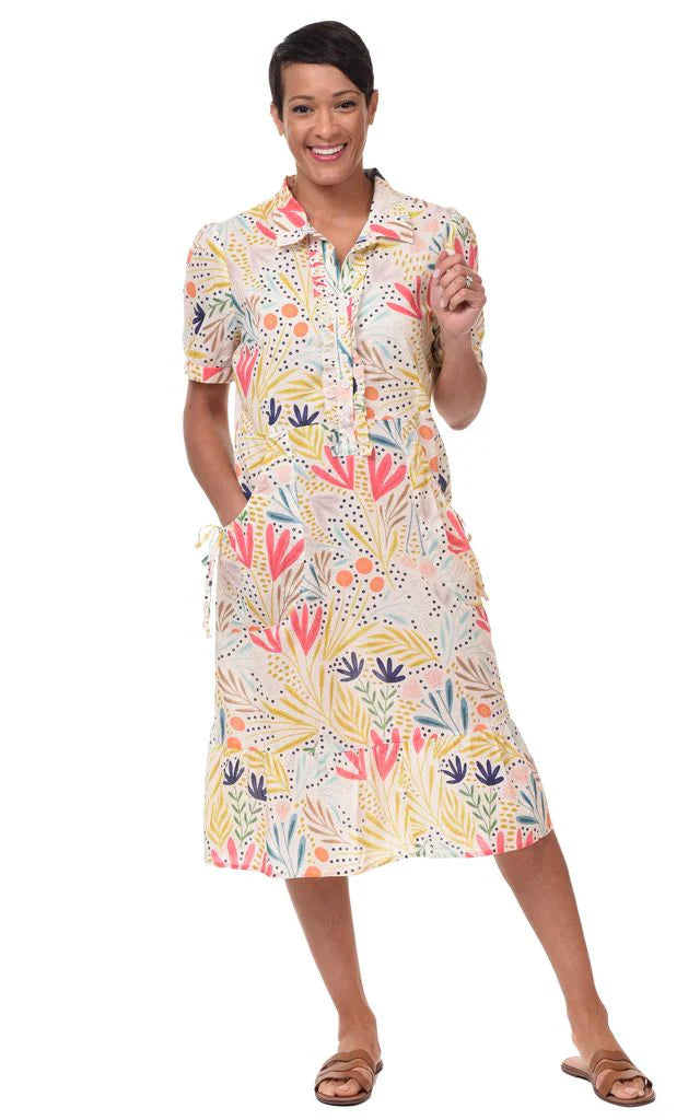 KADOU BOUTIQUE Tulip Marion Dress — detail close-up