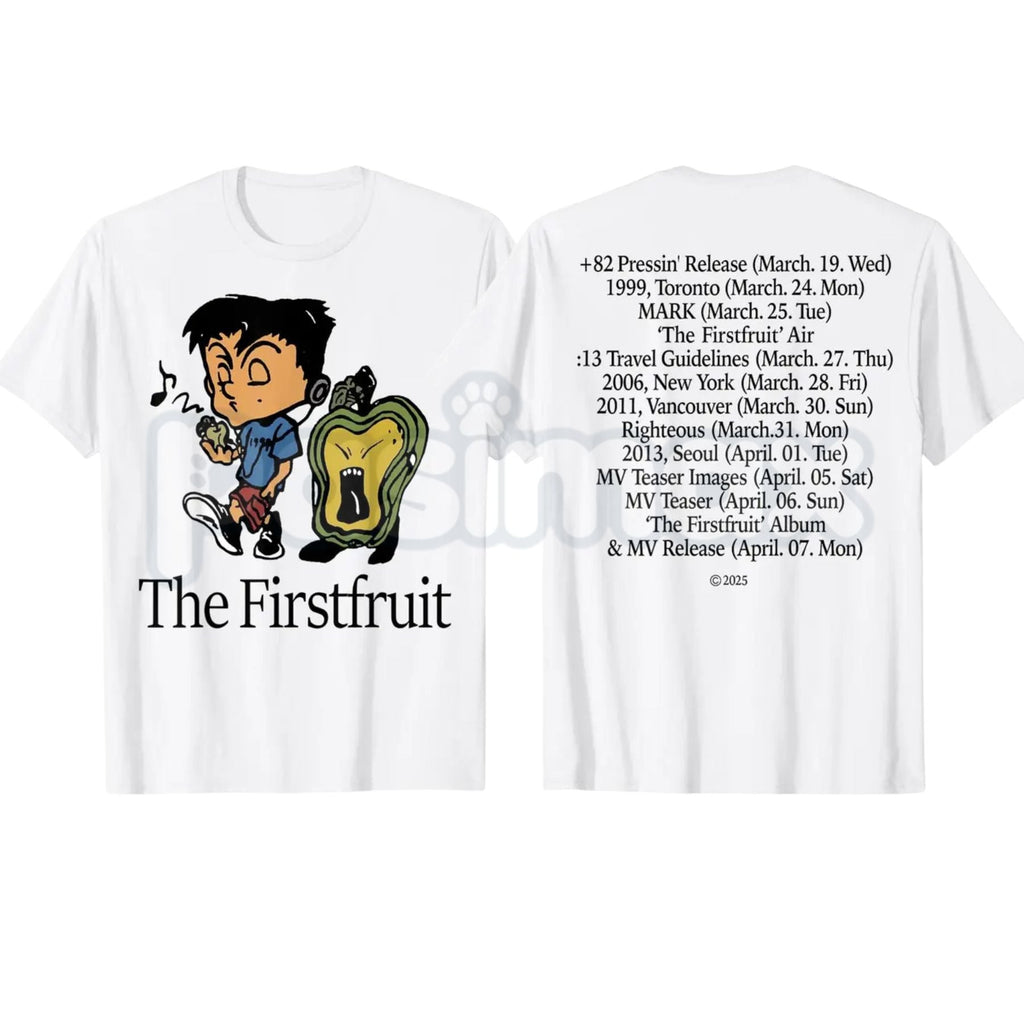 Mark Lee "The Firstfruit" Solo Debut Album T-Shirt – Official NCT 127 K-Pop Graphic Unisex Merchandise