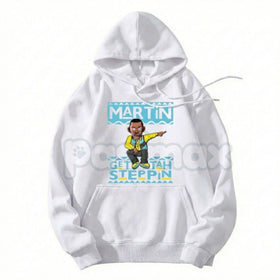 Martin "Get Tah Steppin" 90s Sitcom Hoodie – Vintage Urban Streetwear, Classic Comedy Quote Pullover, Men's Retro Nostalgia Apparel