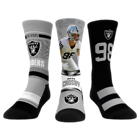 Rock 'Em Socks Maxx Crosby - Las Vegas Raiders - Pro 3-Pack