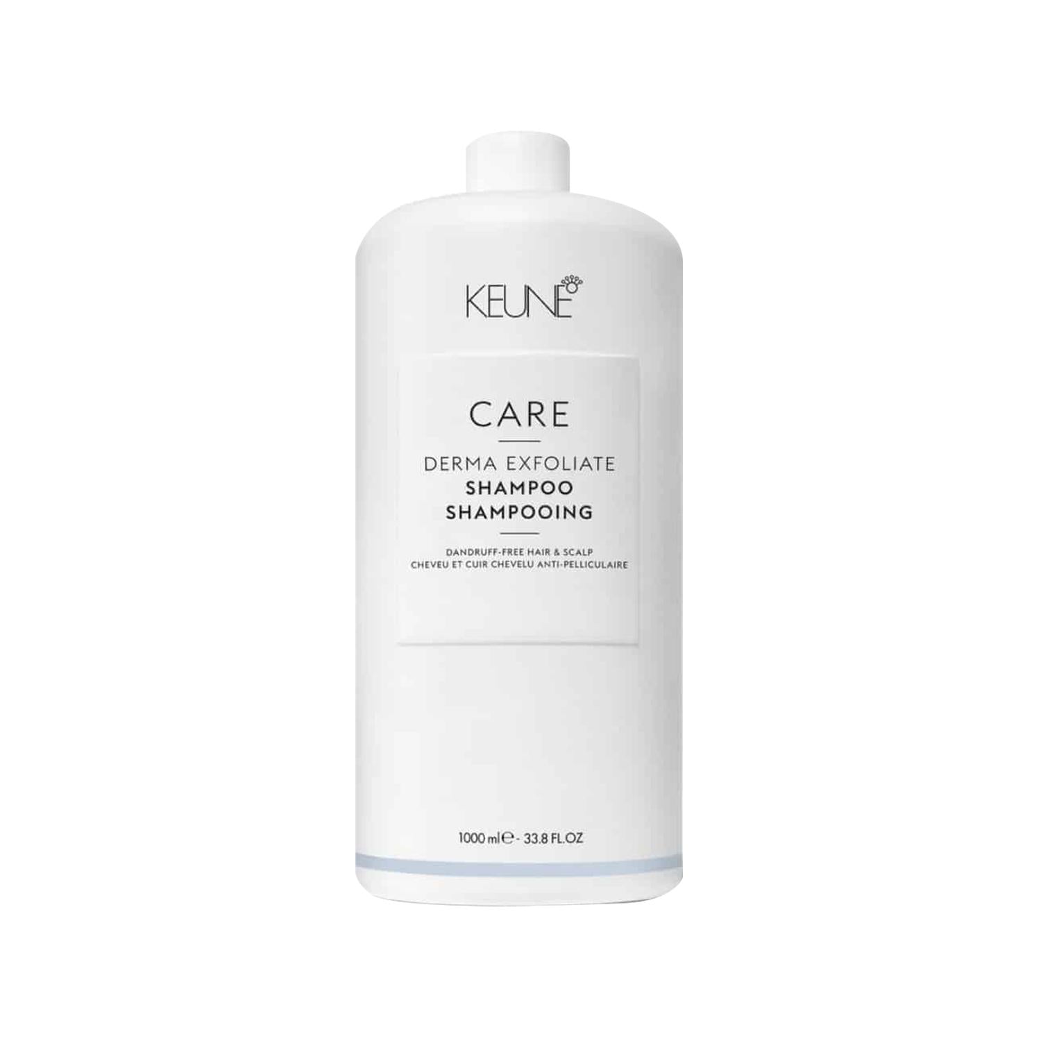 Keune Anti-Dandruff Shampoo, Derma Exfoliate 1000ml - Scalp Treatment for Dandruff Control & Professional Hair Care
