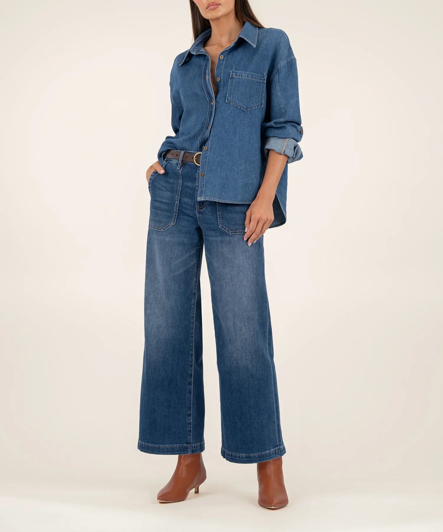 KADOU BOUTIQUE Meg High Rise Wide Leg — main product shot