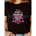 "Mejor Mama" Spanish Mother’s Day T-Shirt – Best Mom Ever Floral Graphic Tee, Premium 100% Cotton Hispanic Heritage Top, Soft Lived-In Heavyweight Latina Matriarch Shirt, Made in USA