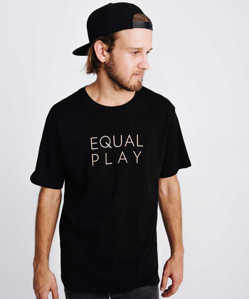 Goal Five Equal Play Men's Athletic T Shirt — side view