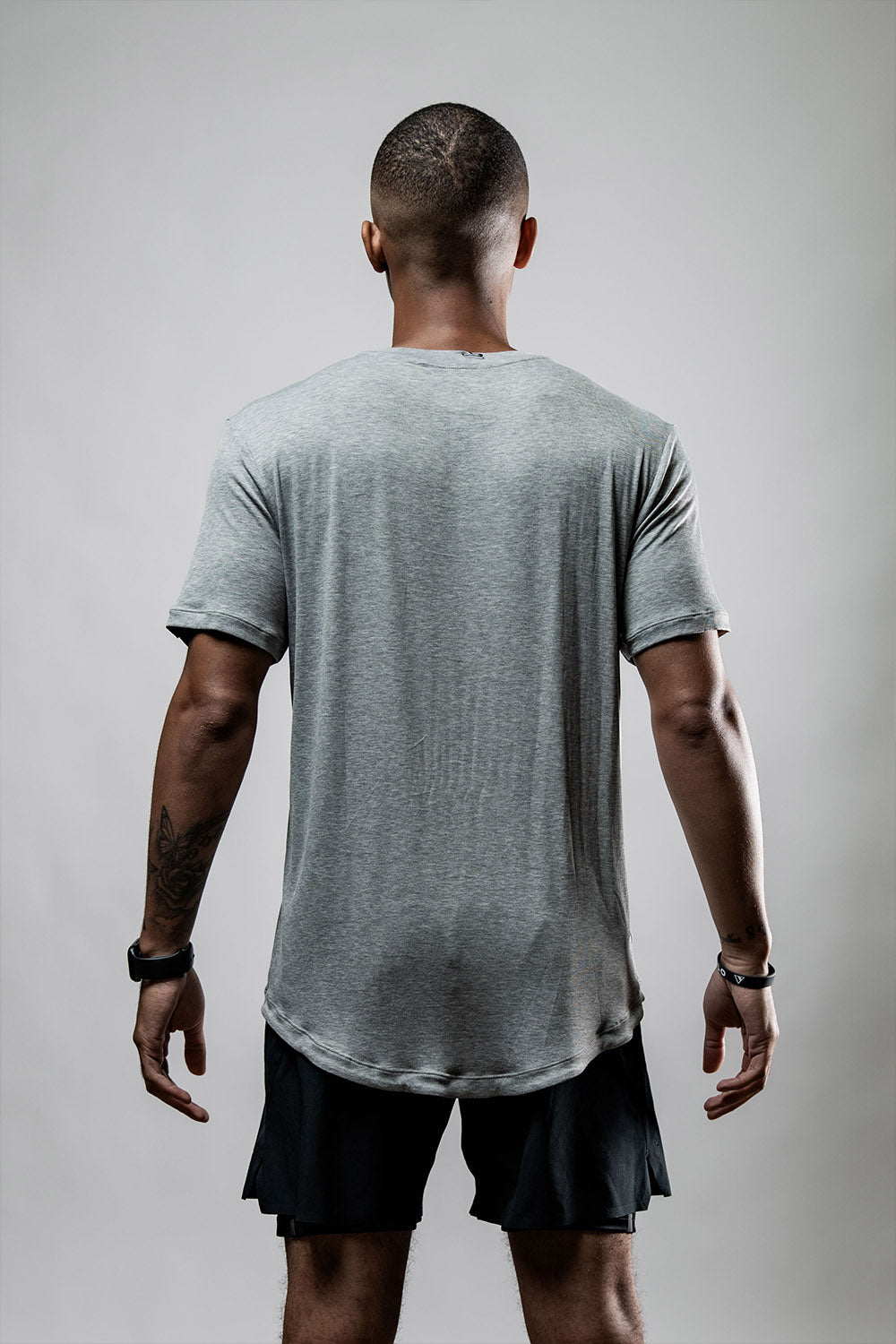 Varlo Men's Everyday Terra Tee (Ashline) — side view