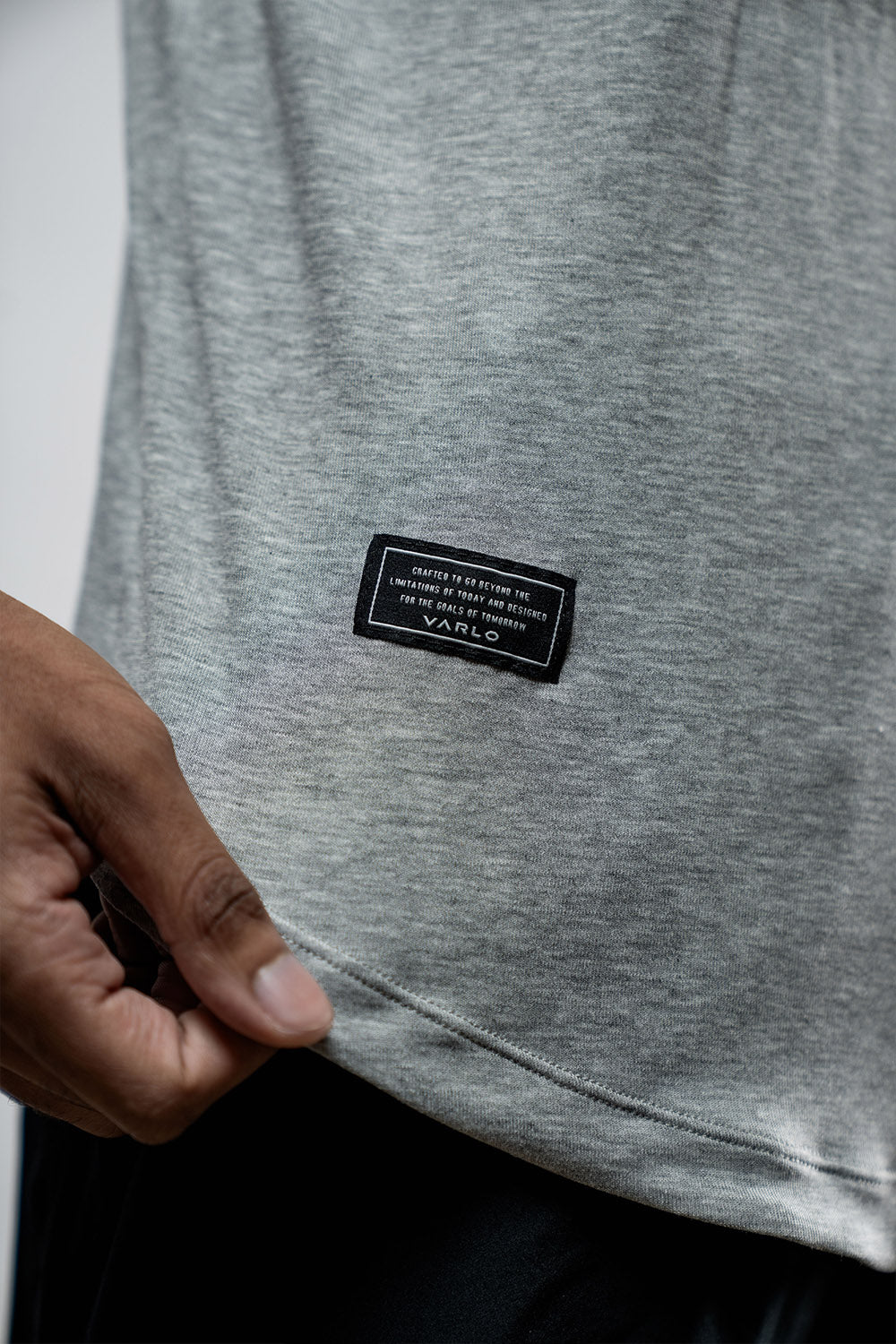 Varlo Men's Everyday Terra Tee (Ashline) — lifestyle context