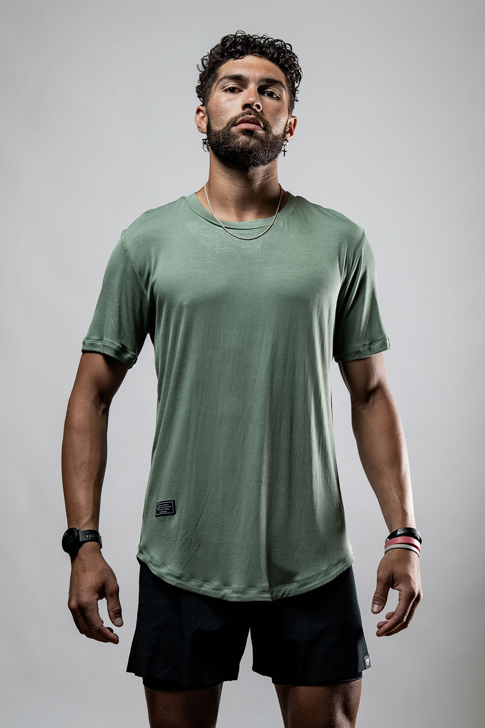 Varlo Men's Everyday Terra Tee (Ironwood) — detail shot 6