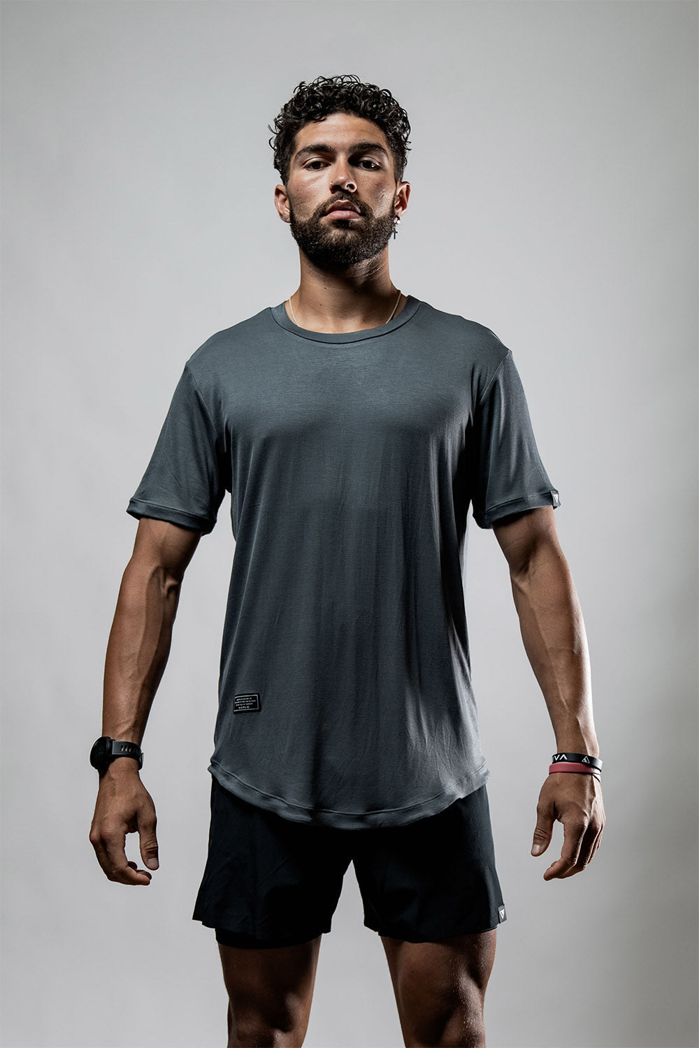 Varlo Men's Everyday Terra Tee (Onyx Drift) — packaging