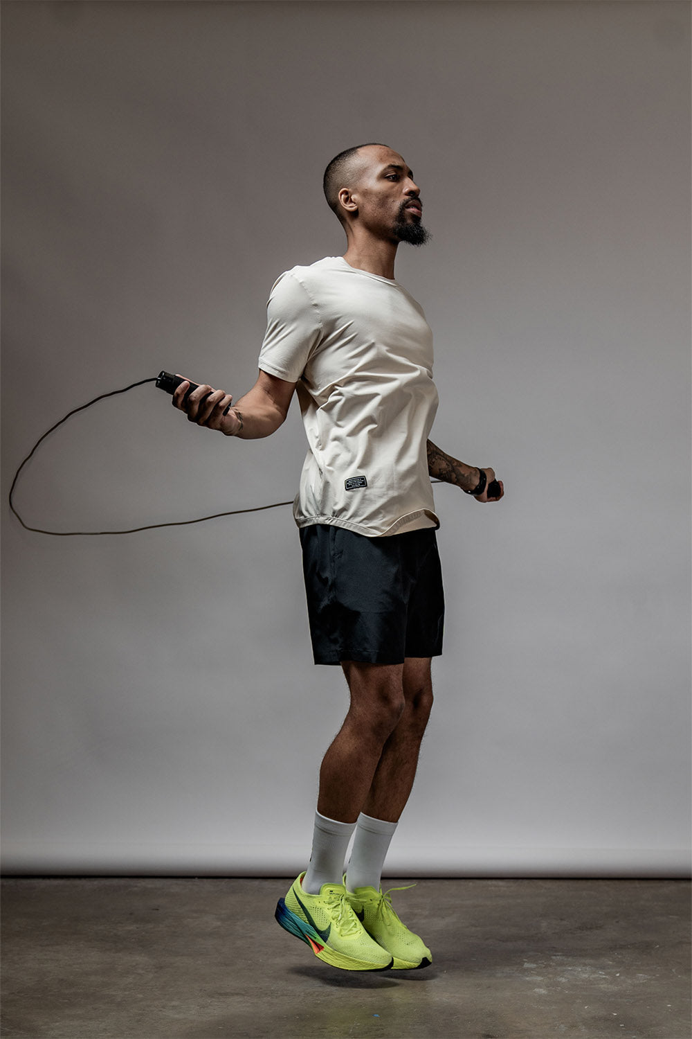 Varlo Men's Everyday Terra Tee (Sand Dust) — back view